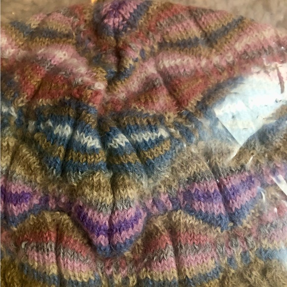 Multicolor Hat with Scarf. Made in Peru - Picture 7 of 7